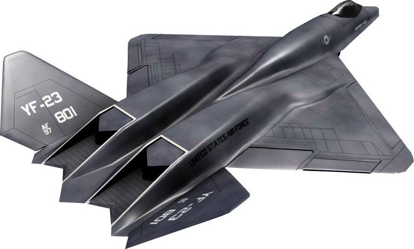 Northrop YF-23 Black Widow 23d model