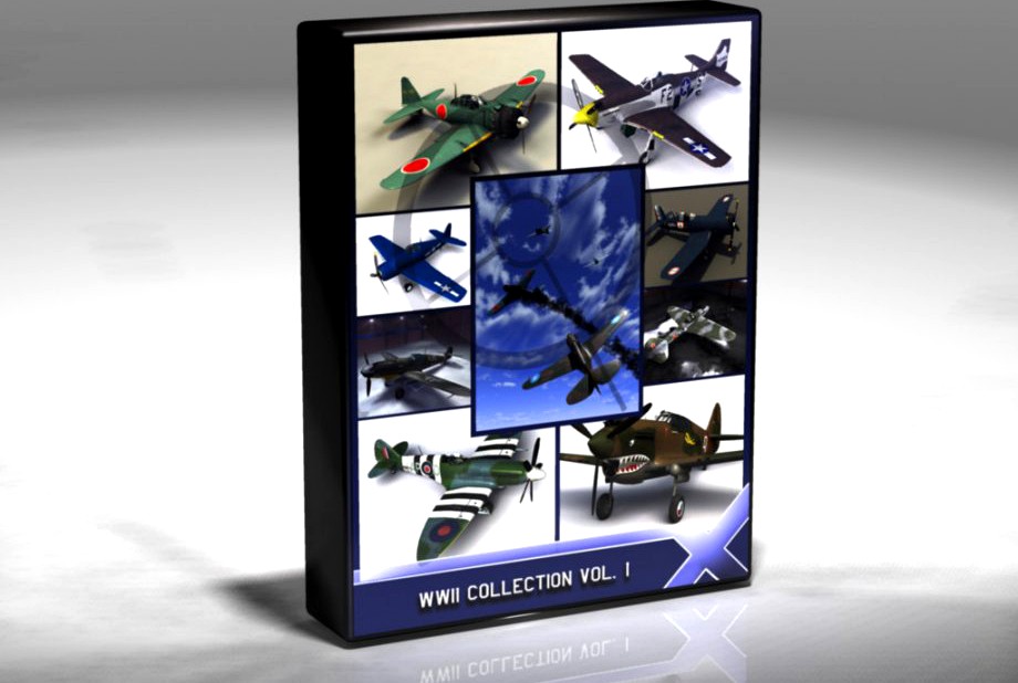 World War II Aircraft Collection 13d model