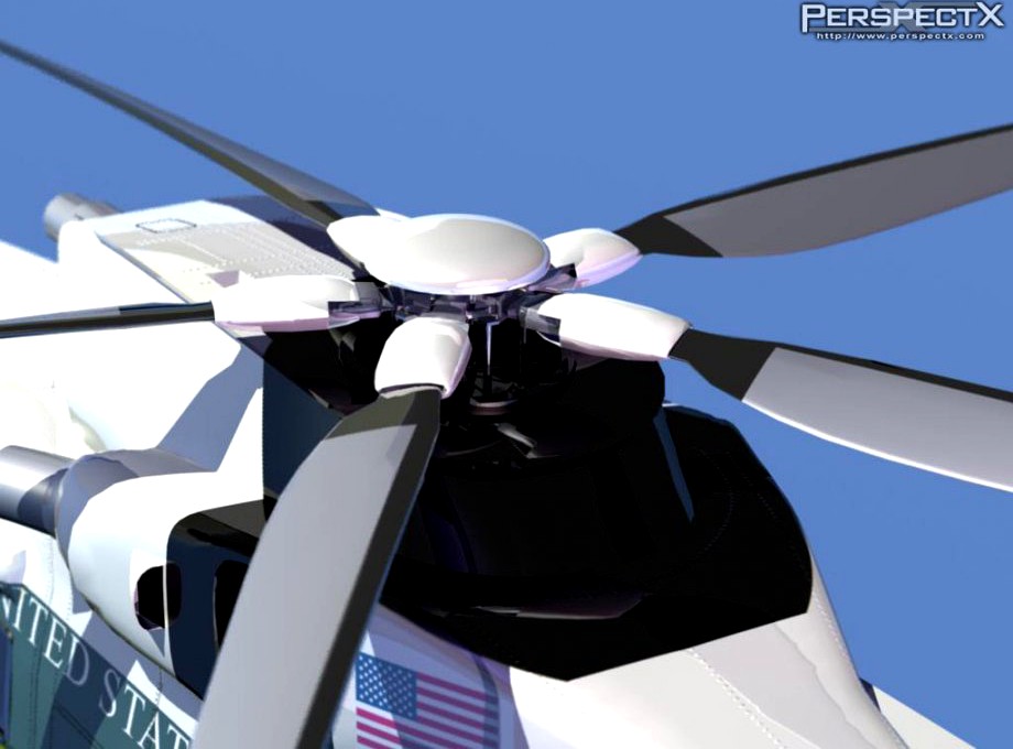 Marine One / US101 Helicopter3d model