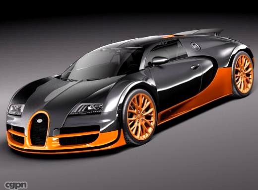 Bugatti Veyron Super Sport 20123d model