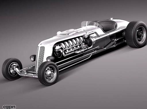 Jay Leno Tank Car Hot Rod3d model