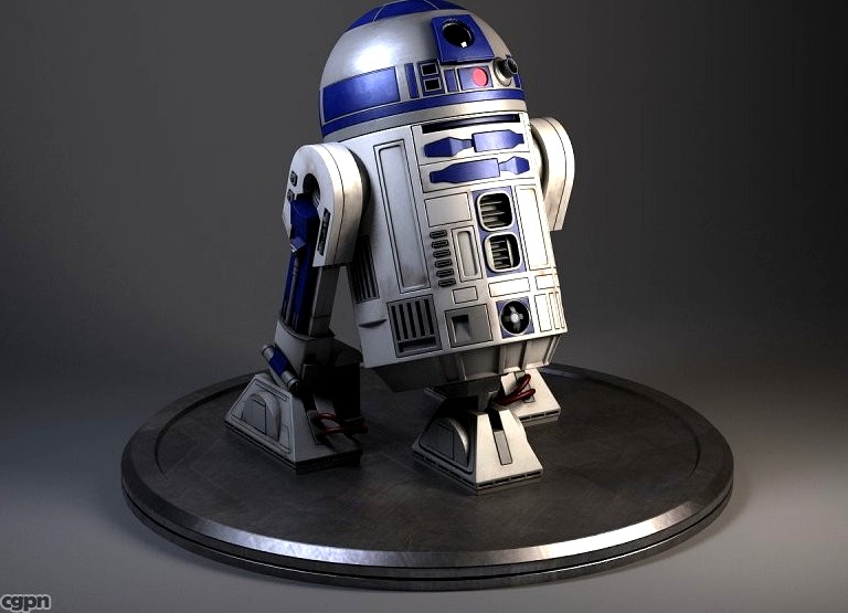 R2D2 Star Wars Droid Robot3d model