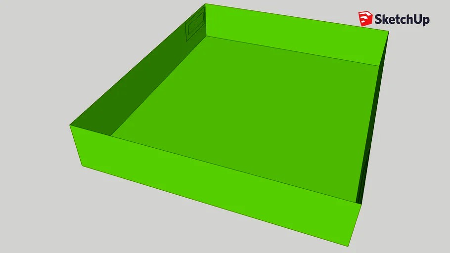 Green Tray with UHF RFID Tags