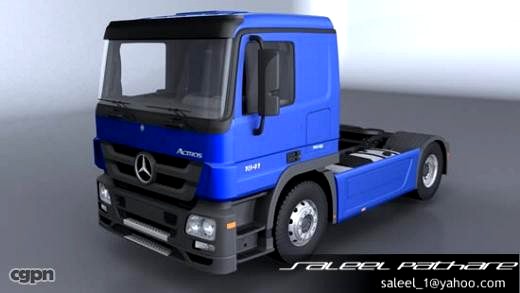 Mercedes Benz Actros Low Cab3d model