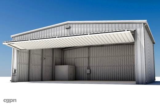 Hangar 013d model