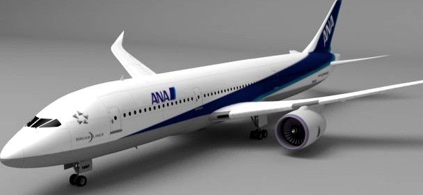 Boeing 787 (All Nippon)3d model