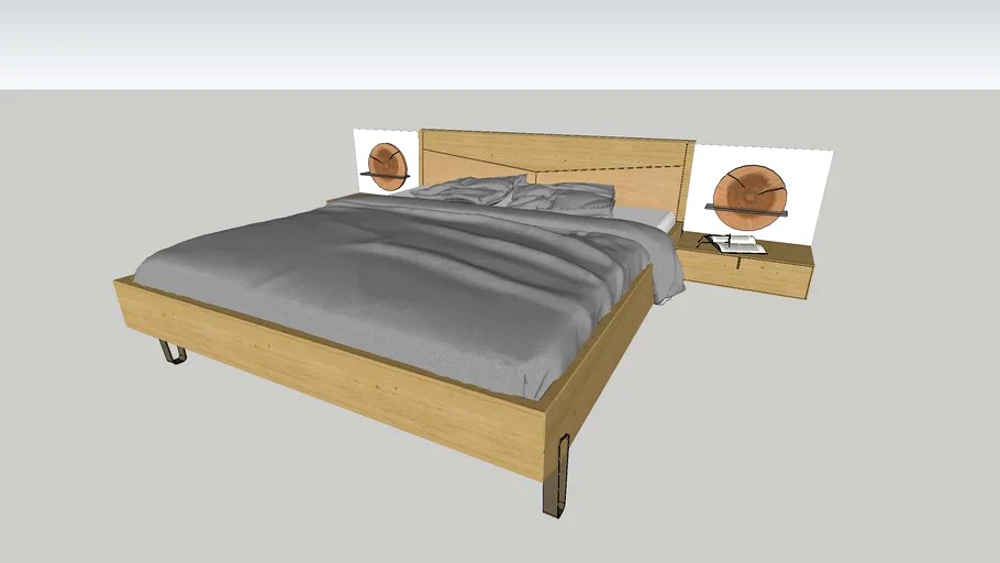 Bed Meta 200cm x 200cm Thielemeyer GHD