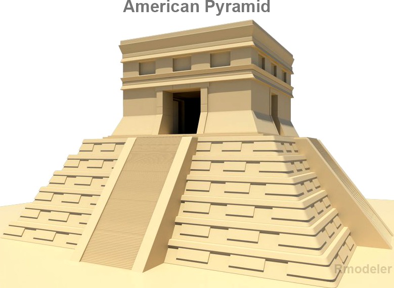 American pyramid3d model