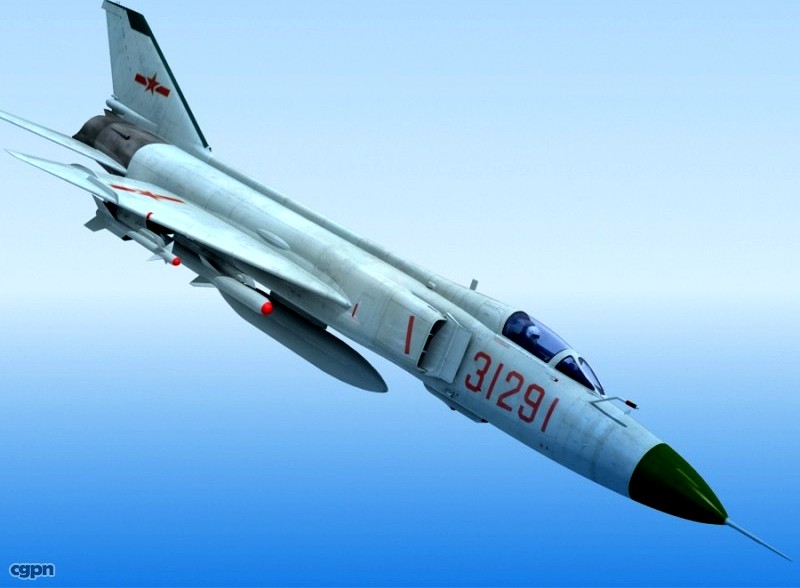 J-8F China Fighter3d model