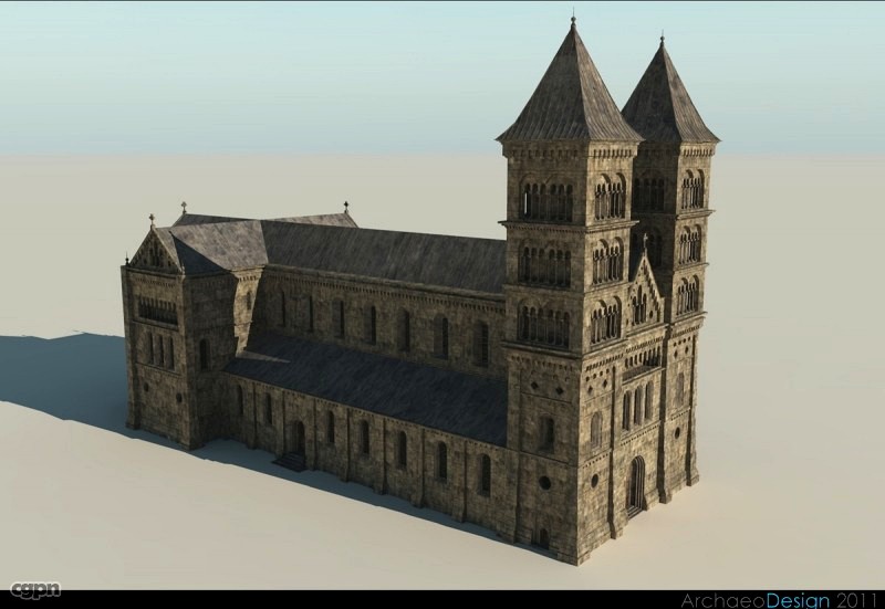 Detailed Cathedral3d model