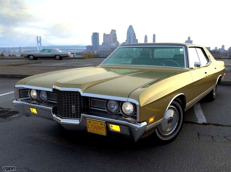 Ford LTD 19713d model