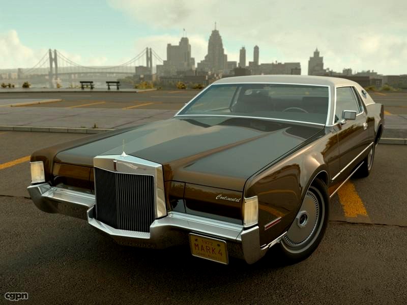 Lincoln Continental Mark IV 19723d model