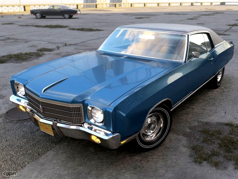 Chevrolet Monte Carlo 19703d model