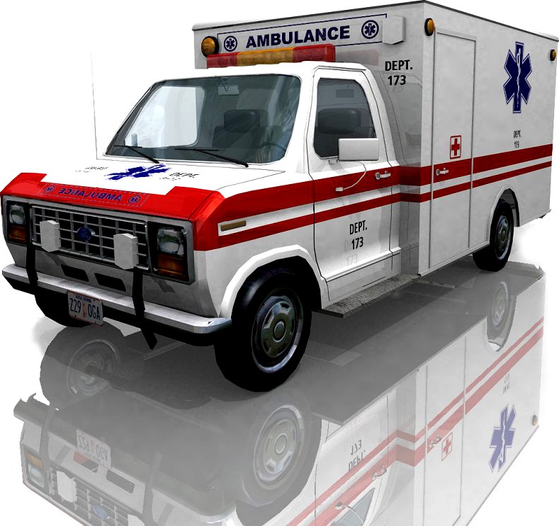 Ford Econoline 150 Ambulance3d model