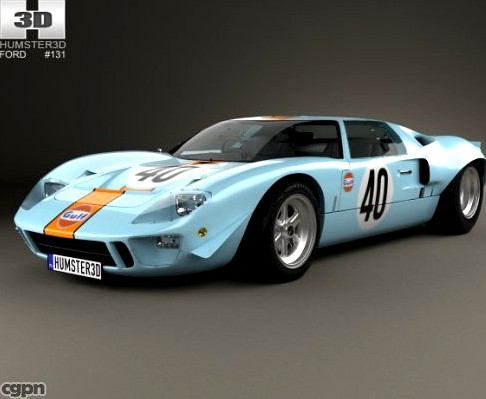 Ford GT40 19683d model
