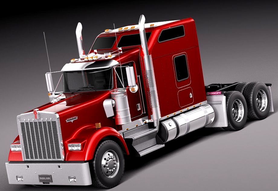 Kenworth W900 Sleeper Cab 20143d model