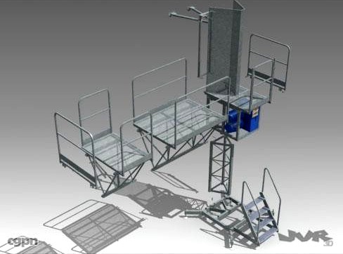 Climbing Work Platform3d model