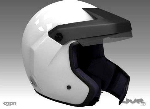 Rally Car Helmet 23d model