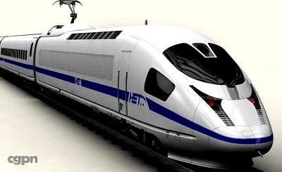 Generic High Speed Train3d model
