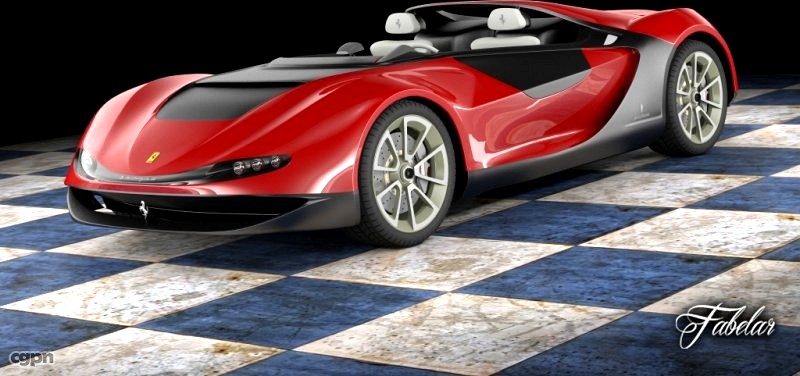 Ferrari Sergio concept STD MAT3d model