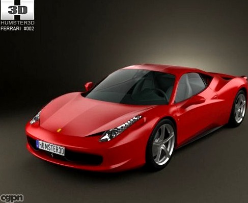 Ferrari 458 Italia3d model