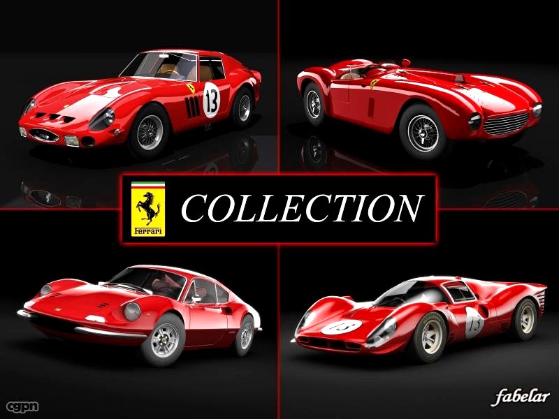 Ferrari collection3d model