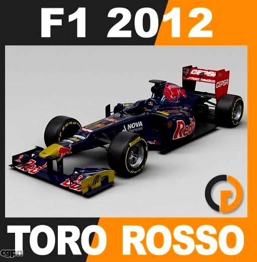 F1 2012 Toro Rosso STR7 - Scuderia Toro Rosso3d model