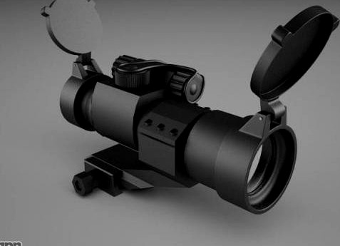 Red Dot Sight3d model