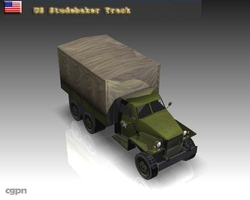 WW2 STUDBEKER Track3d model