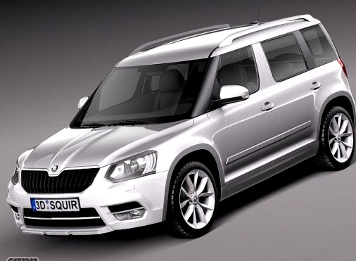 Skoda Yeti 20143d model