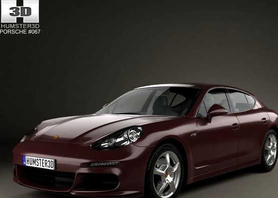 Porsche Panamera 20143d model