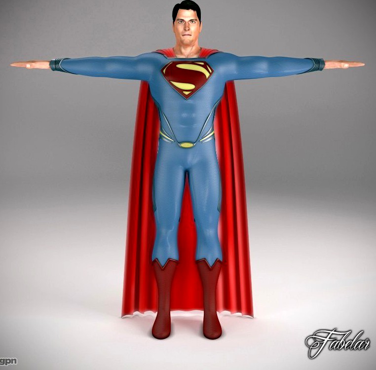 Superman 20133d model