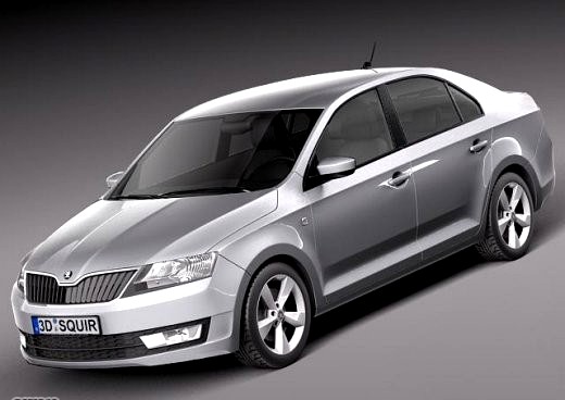 Skoda Rapid 20133d model