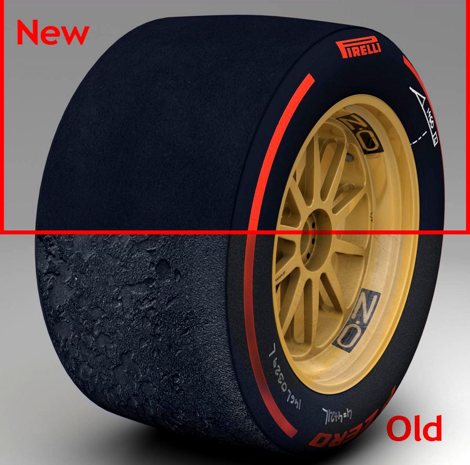 18 inches supersoft rear tyre3d model
