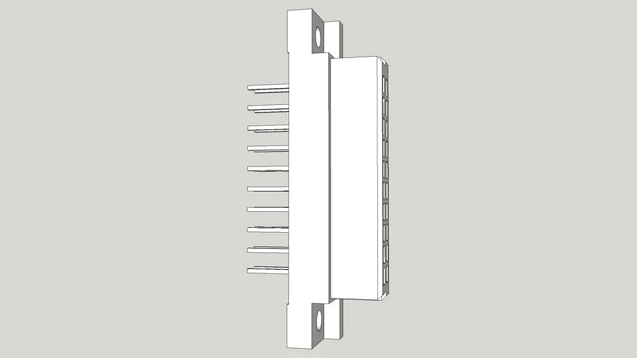 CONECTOR EURO FEMEA 180º