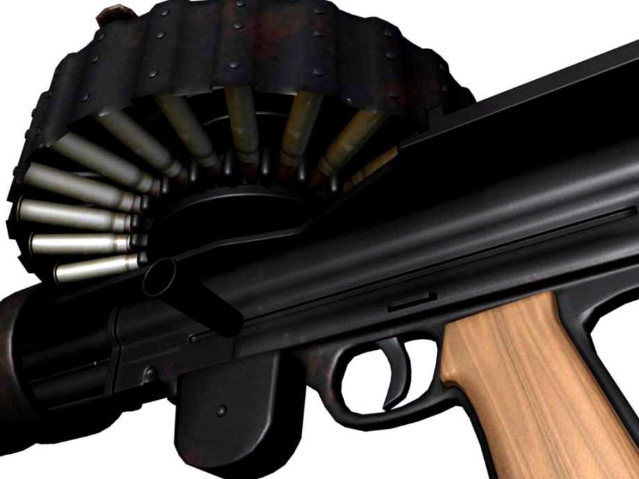Lewis Gun3d model