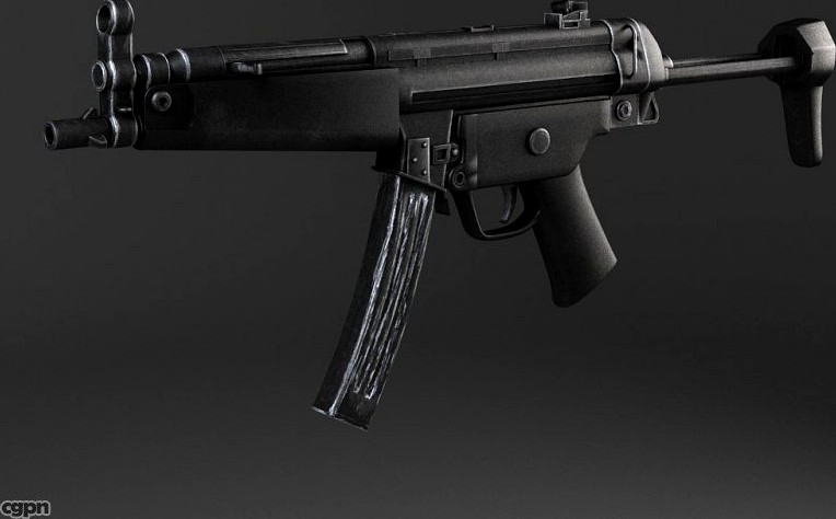 MP5A5 SubMachine Gun3d model