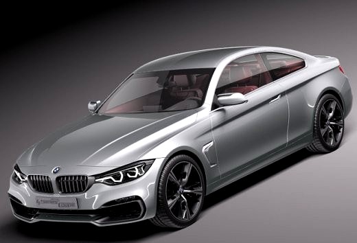 BMW 4 coupe 2014 F323d model