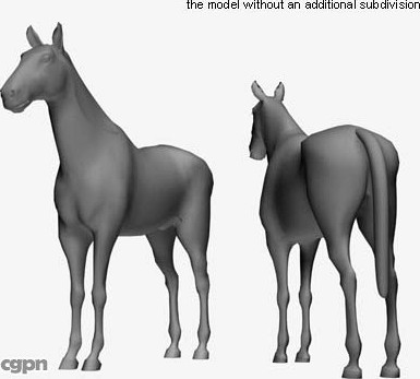 A horse3d model