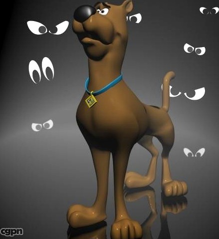 Scooby-doo 3D RIGGED3d model
