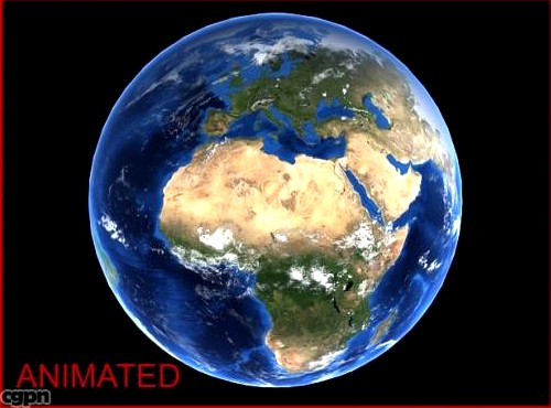Earth High Quality Animated3d model