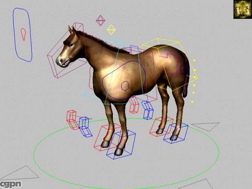 Horse Rigged3d model