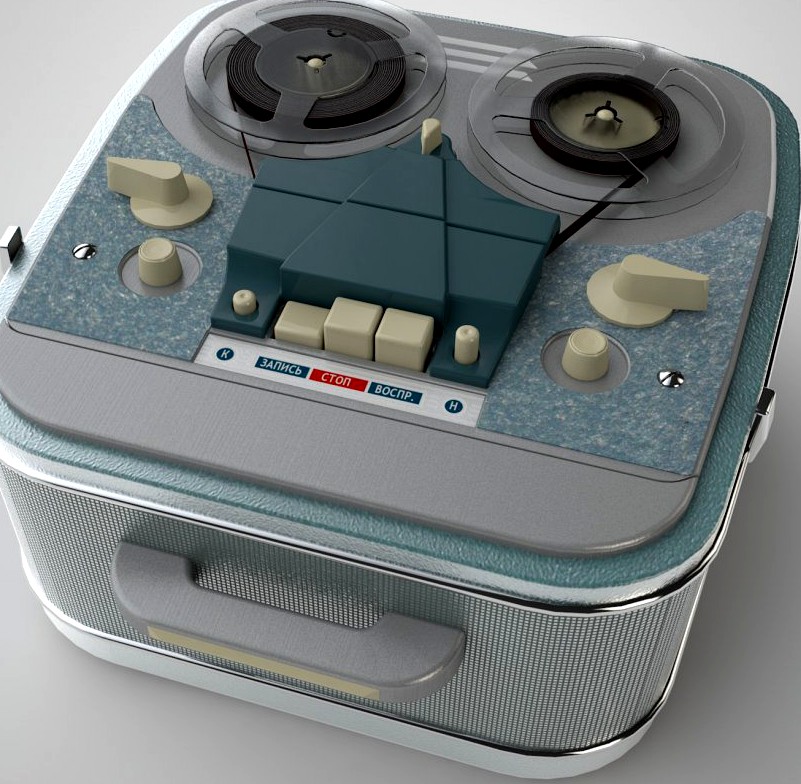 Tape recorder3d model