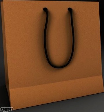 Bolsa papel3d model