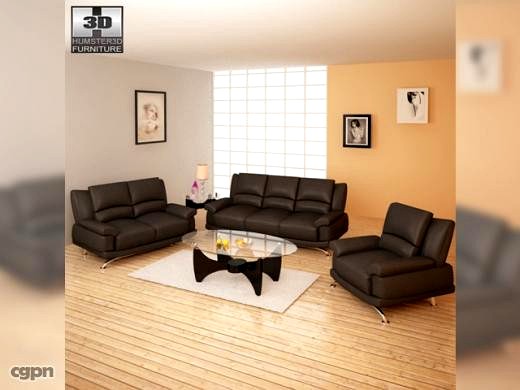 Living room furniture 09 Set3d model