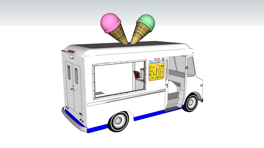 ICE CREAM TRUCK from the peanuts animation movie or close to it