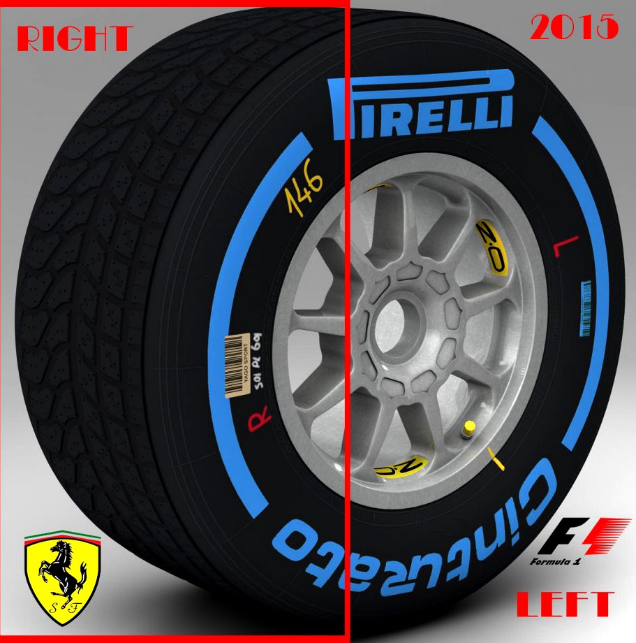 SF15T Wet front tyre3d model