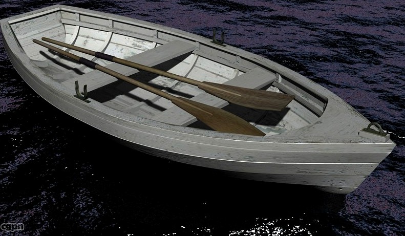 Row Boat3d model