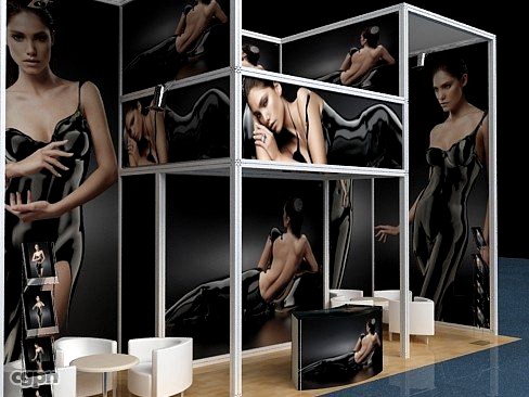 3D Exhibition Stand - Trade Show Project3d model