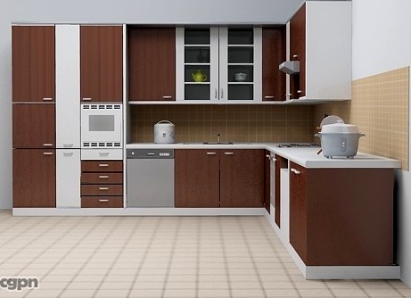 Kitchen Wenghe3d model